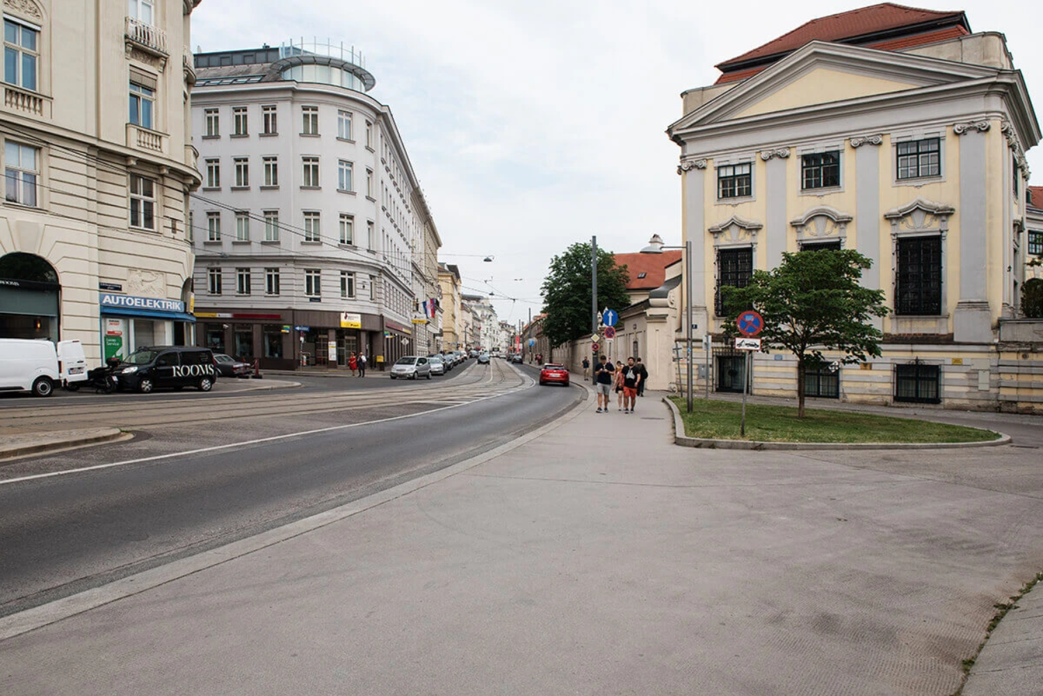 Straßenansicht Wien 