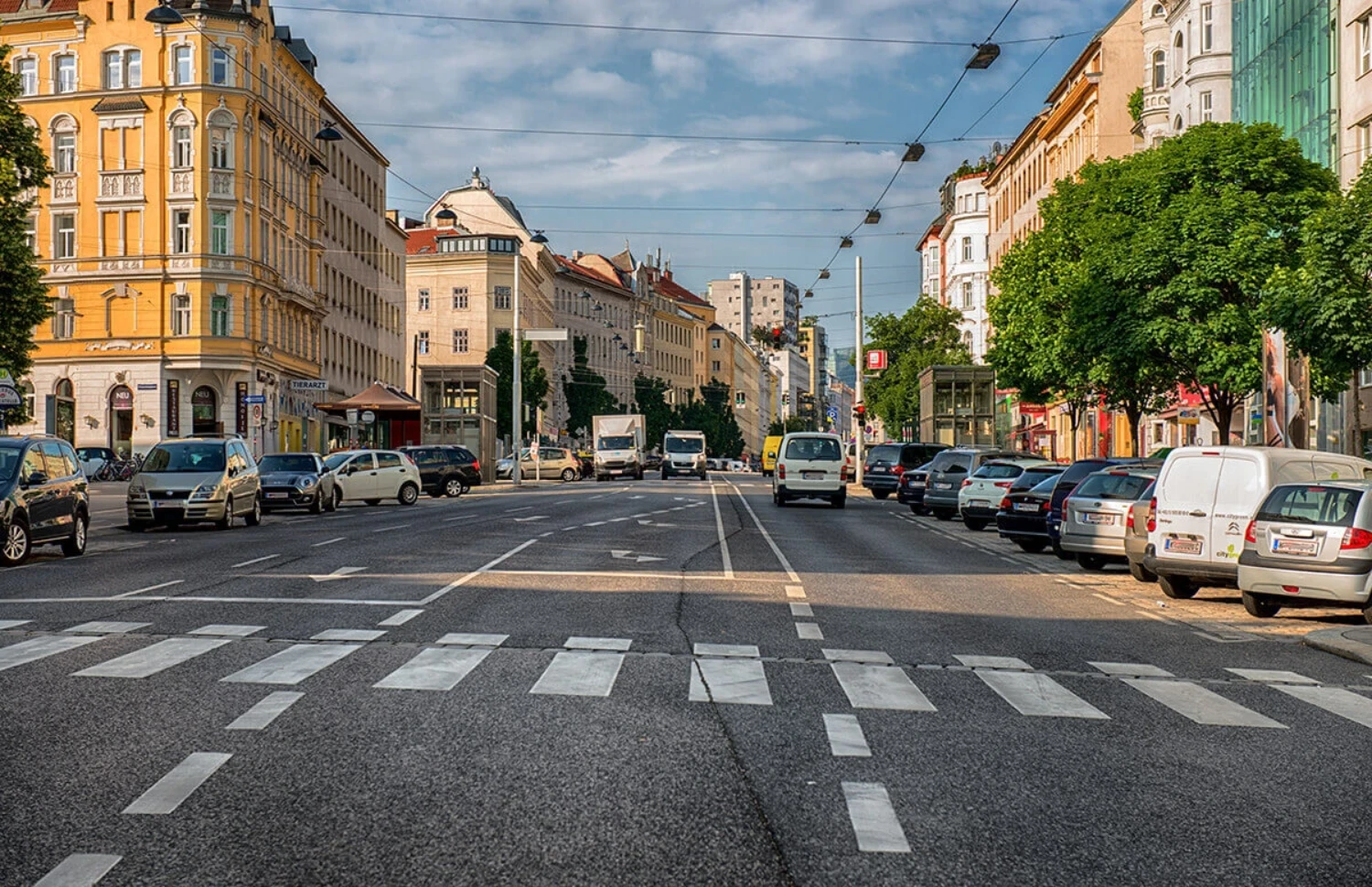 Straßenansicht Wien 