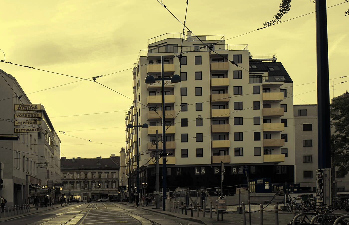 Straßenansicht Wien 