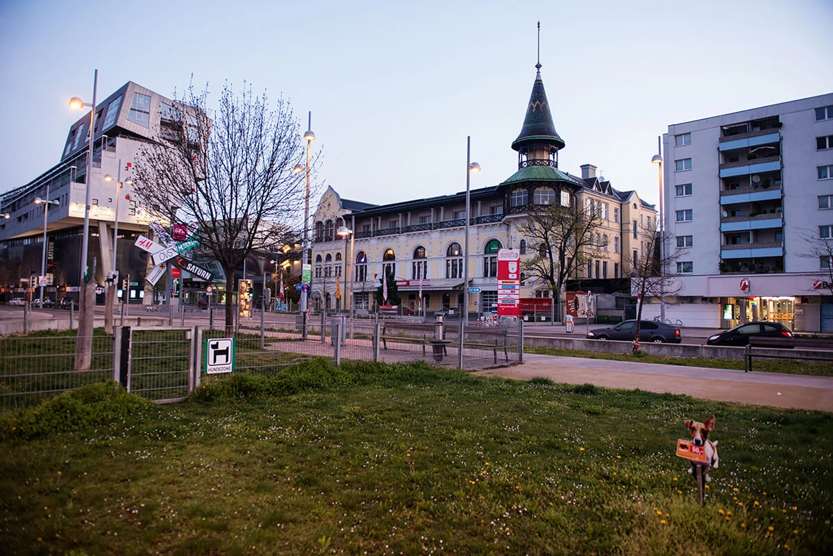 Straßenansicht Wien 