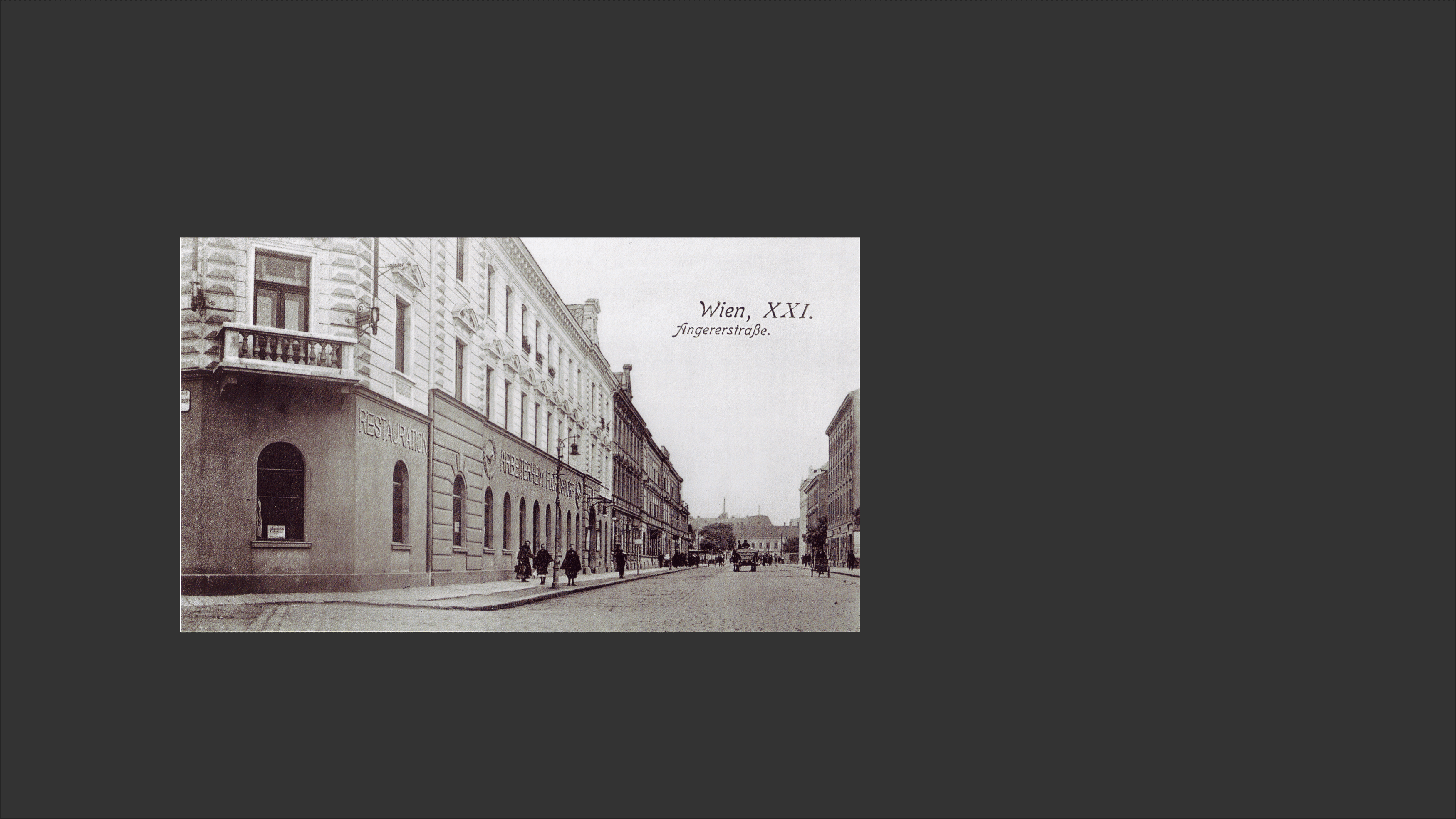 Straßenansicht Wien 