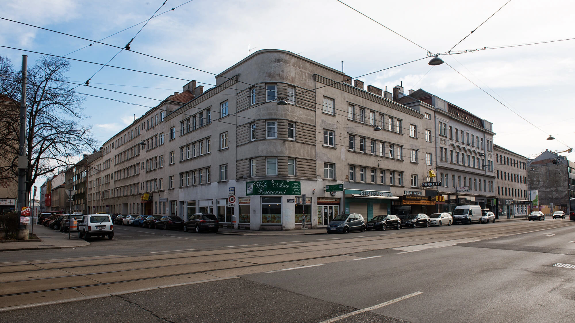 Straßenansicht Wien 