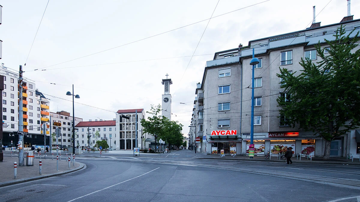 Straßenansicht Wien 