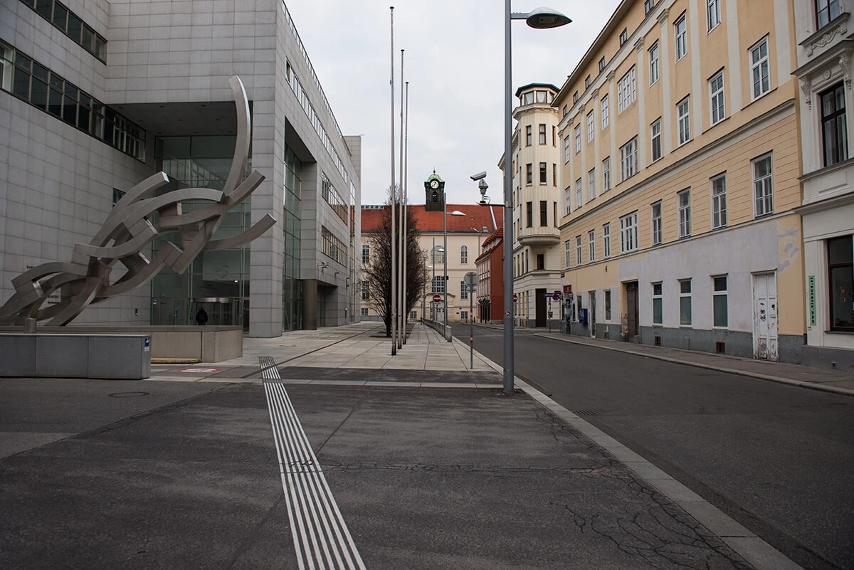 Straßenansicht Wien 