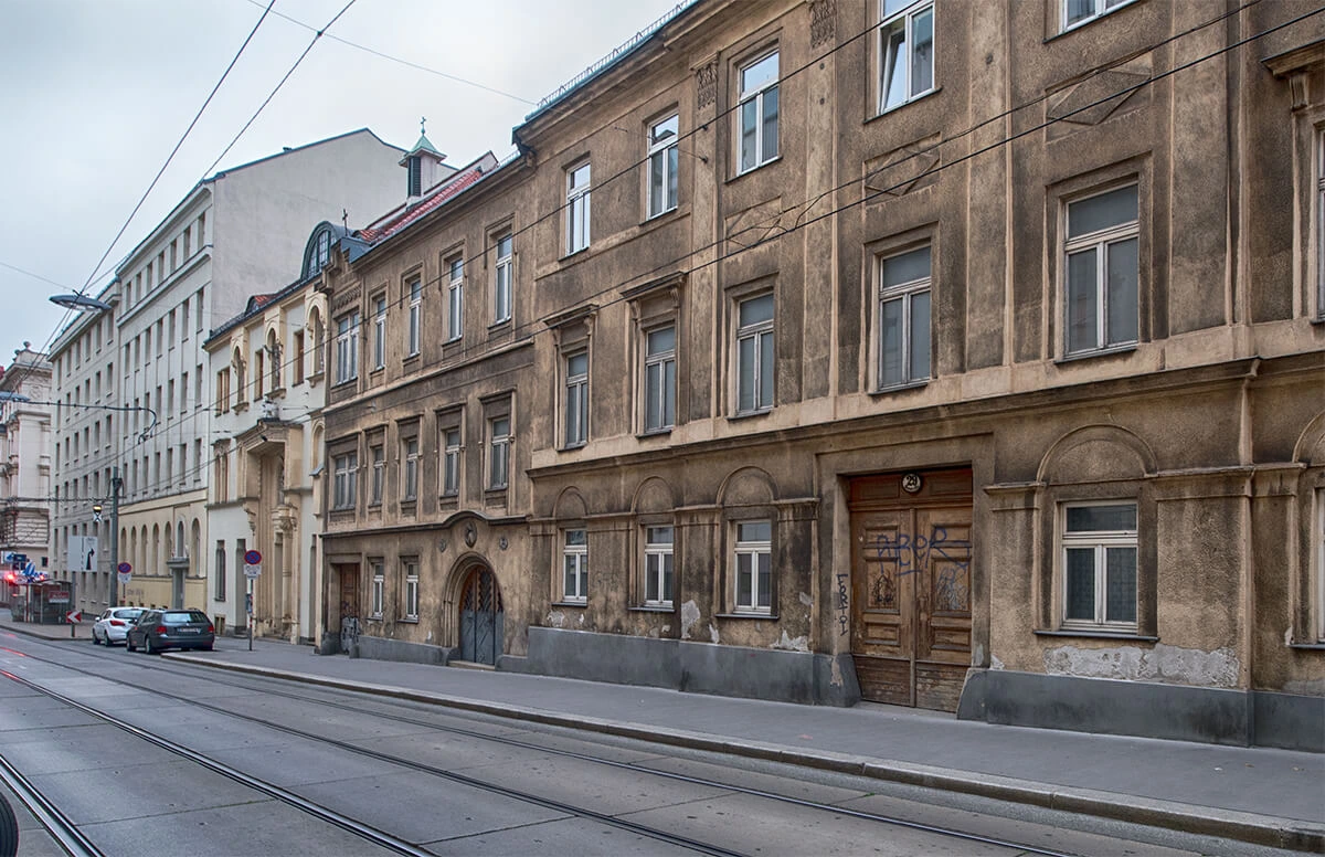 Straßenansicht Wien 