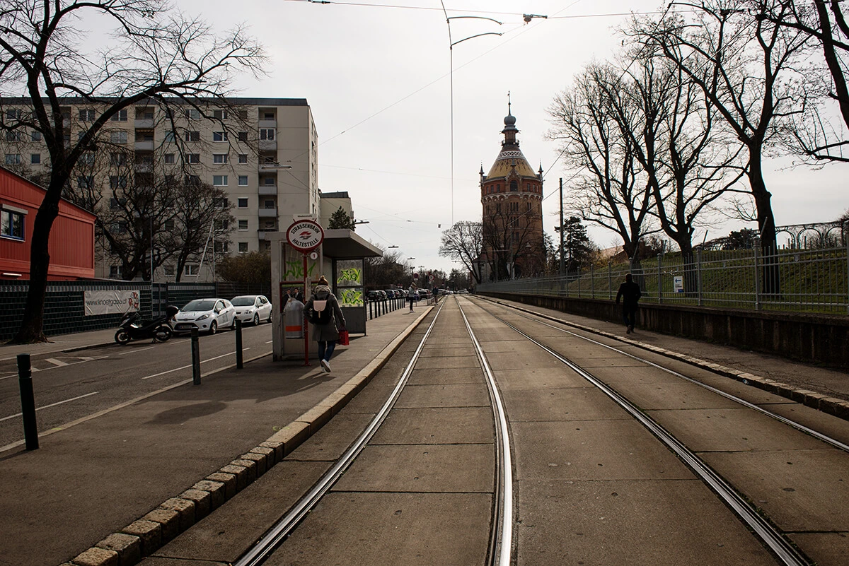 Straßenansicht Wien 